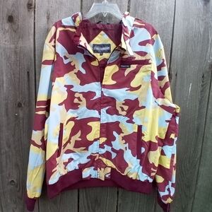 MEMBERS ONLY RAIN JACKET UNISEX SZ 3XL CAMUFLAGE COLORED FULL ZIP CLOSURE NEW